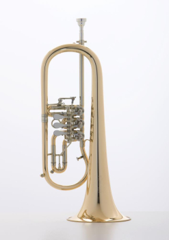 MELTON B-Flügelhorn MW-F12T Goldmessing lackiert