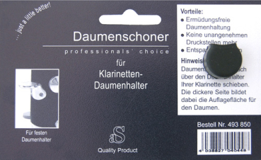 DAUMENSCHONER-KLARINETTE