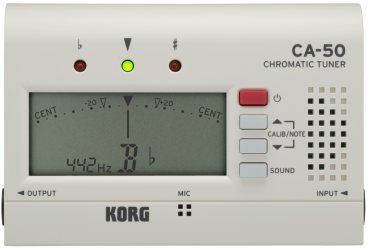 KORG Auto Chromatic Tuner CA-50, weiß