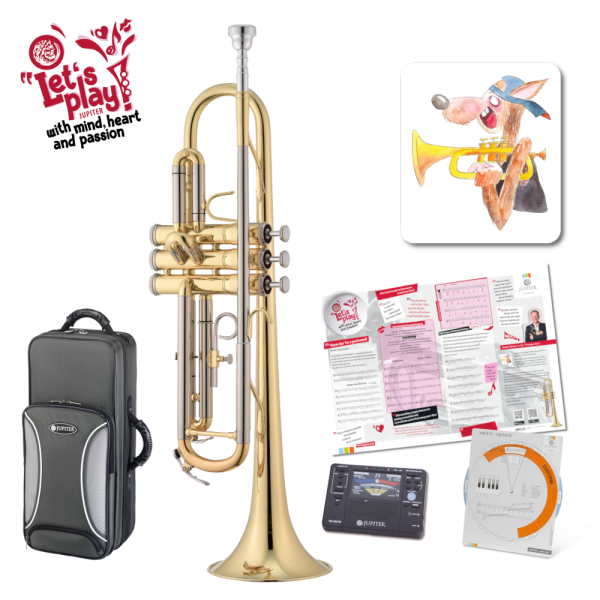 JUPITER B-Trompete JTR701Q Trumpet Set Bright