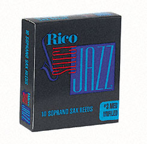 RICO Select Jazz Tenorsaxophonblätter UNFILED, Stärke 2 Hard