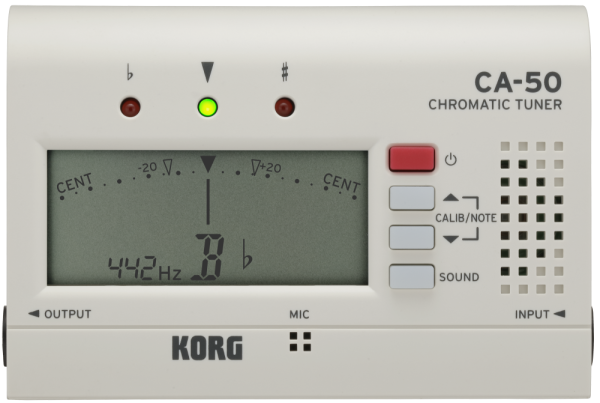 KORG Auto Chromatic Tuner CA-50, weiß